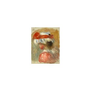 Renoir - JEUNE FILLE À LA CHARLOTTE, 1906