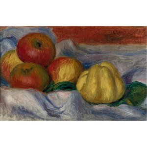 Renoir - NATURE MORTE AUX POMMES ET COINGS
