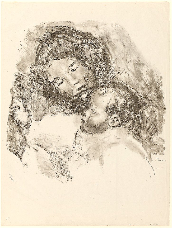 Renoir - Maternity, large plate, 1954.1048