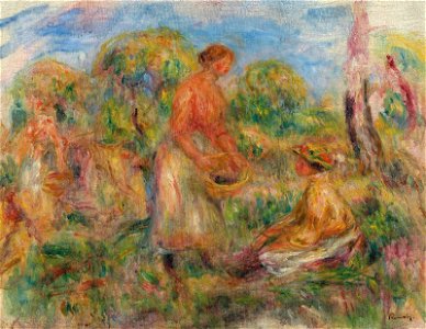 Renoir - Femmes dans un paysage, 1918