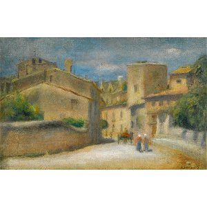 Renoir - RUE A VILLENEUVE-LES-AVIGNON, 1905