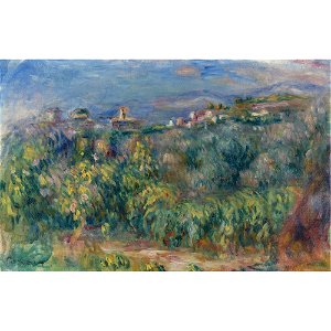 Renoir - PAYSAGE DE PROVENCE, CAGNES, circa 1910
