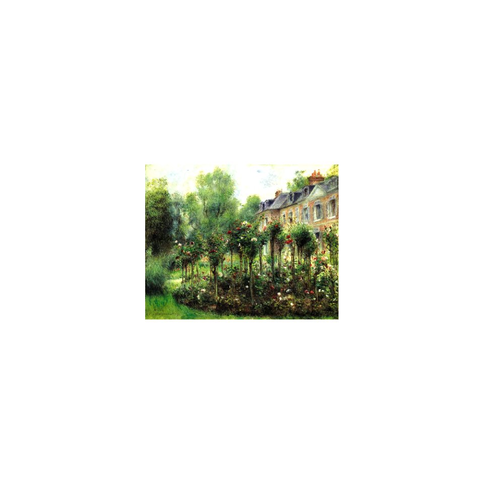 Renoir - LES ROSIERS À WARGEMONT, 1879