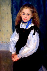 Renoir Portrait of Mademoiselle Legrand. Free illustration for personal and commercial use.