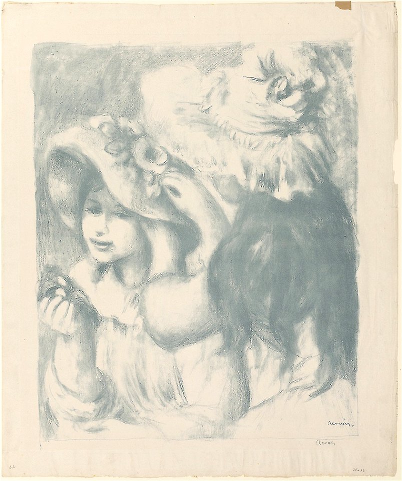 Renoir - The Pinned Hat, second plate, 1954.1045