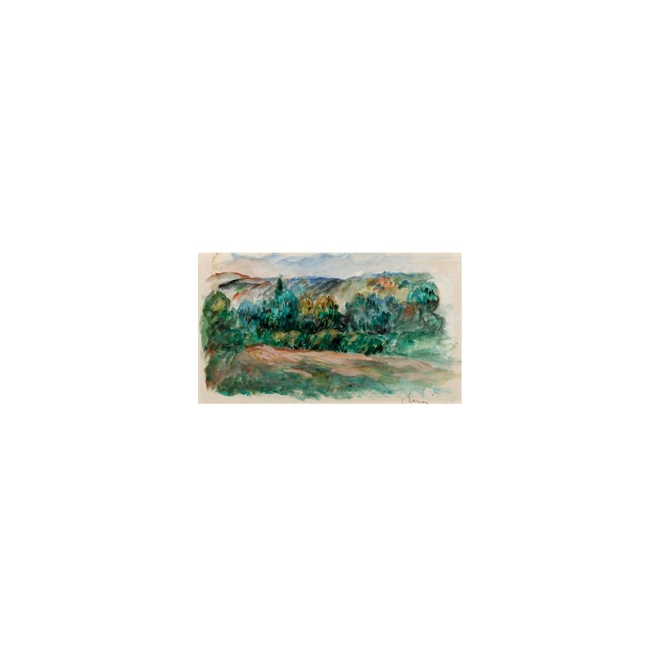 Renoir - PAYSAGE À ESSOYES