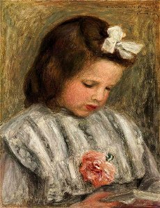 Renoir - Tête de fillette, circa 1893