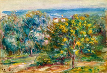 Renoir - ÉSQUISSE DE PAYSAGE DU MIDI, 1910
