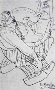 Renässansmålaren självporträtt Ernst Josephson