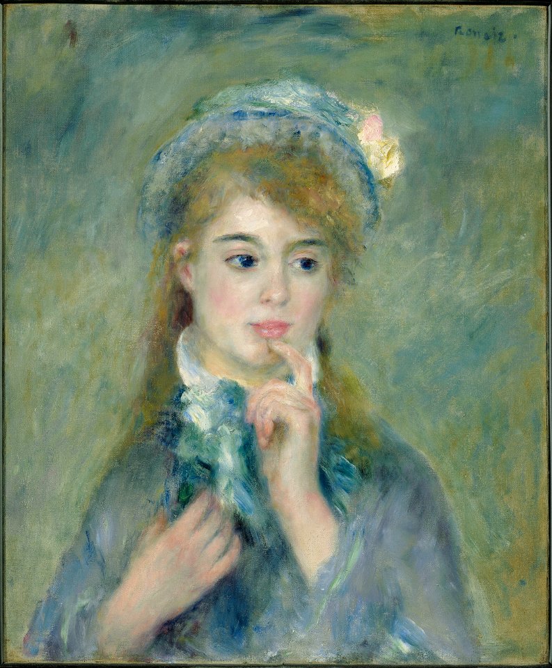 Renoir - Portrait of a Young Woman (L'Ingenue), c. 1874