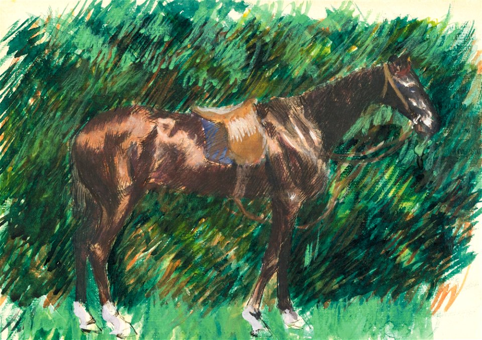 Renoir - UN CHEVAL, circa 1888