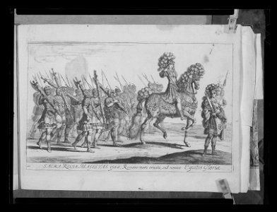 Repro Karl XI ur Certament equestre, blad 21 (KB - Livrustkammaren - 52668