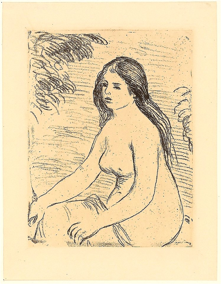 Renoir - Seated Nude Woman, 1943.1045