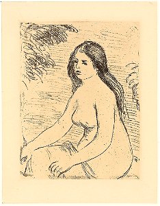 Renoir - Seated Nude Woman, 1943.1045