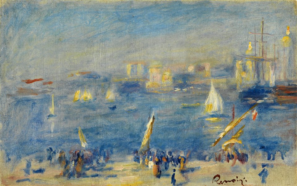 Renoir - PORT DE MARSEILLE, LE FORT SAINT-JEAN, 1906