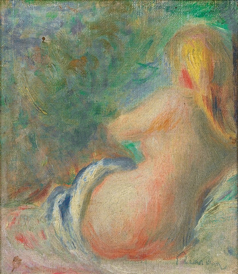 Renoir - NU ASSIS DE DOS
