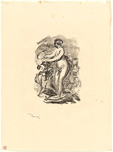 Renoir - Woman with Grapevine, 1st variant, 1951.87