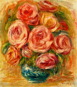 Renoir - VASE DE ROSES