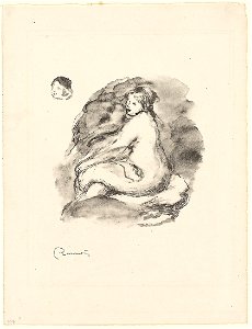 Renoir - Study of a Seated Nude Woman, variant, 1954.1047