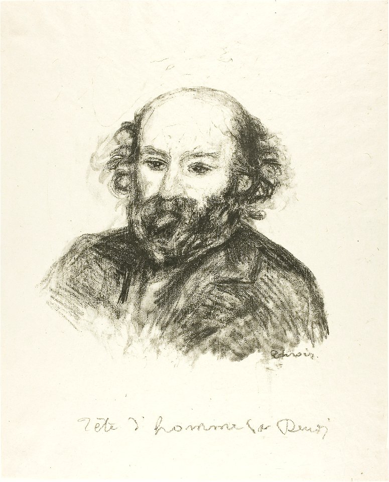 Renoir - Portrait of Cezanne, 1955.531
