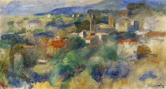 Renoir - Vue du Cannet, 1901