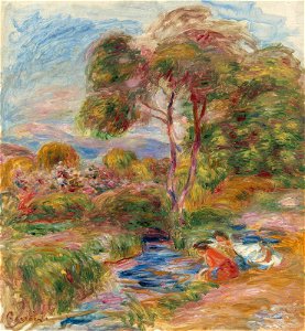 Renoir - Paysage du Midi, circa 1917-1919