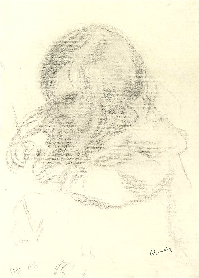 Renoir - Portrait de Coco, 45.4 x 31.1 cm