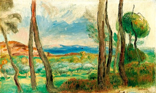 Renoir - PAYSAGE MÉDITERRANNÉEN