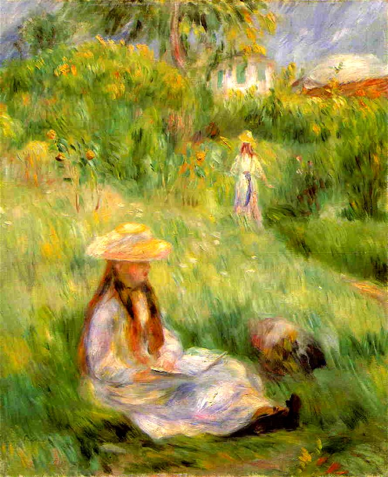 Renoir - young-girl-in-the-garden-at-mezy-1891.jpg!PinterestLarge