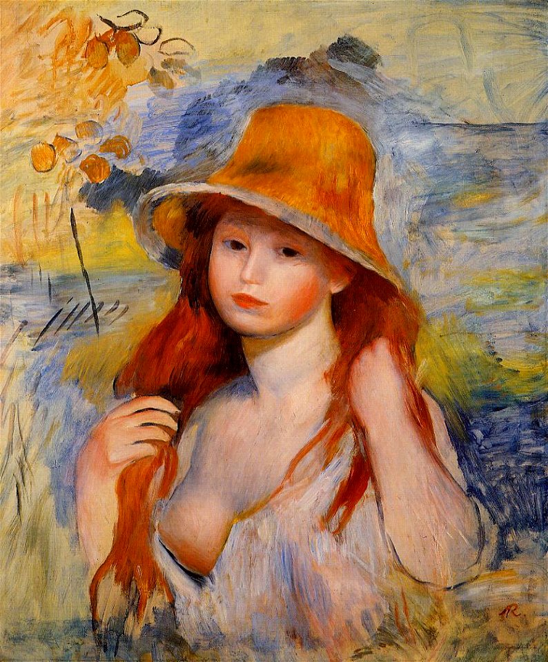 Renoir - young-woman-in-a-straw-hat-1884.jpg!PinterestLarge
