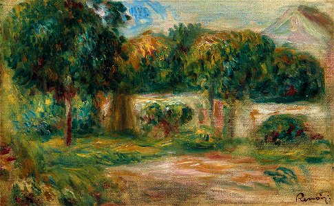 Renoir - Paysage, 1913, 22.2 x 35.2 cm