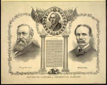 Republican platform and presidential nominees LCCN2003680058