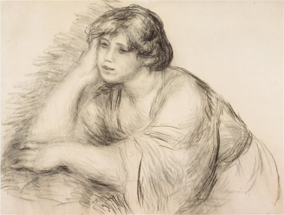 Renoir - Sitzendes Mädchen