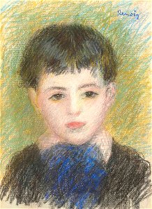 Renoir - Portrait d'un jeune garçon, circa 1879