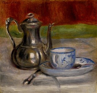Teapot and cup (Théière et tasse) by Pierre-Auguste Renoir