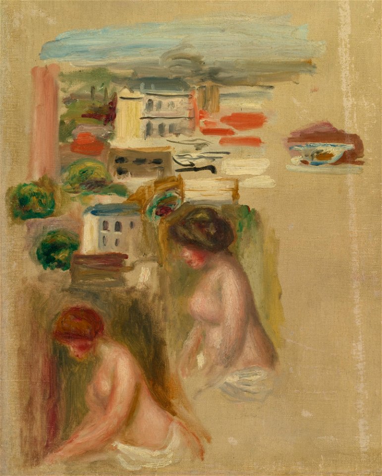 Renoir - ÉTUDES DE PAYSAGES ET NUS, circa 1900