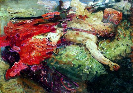 Repin-Sleeping Cossack (1914)