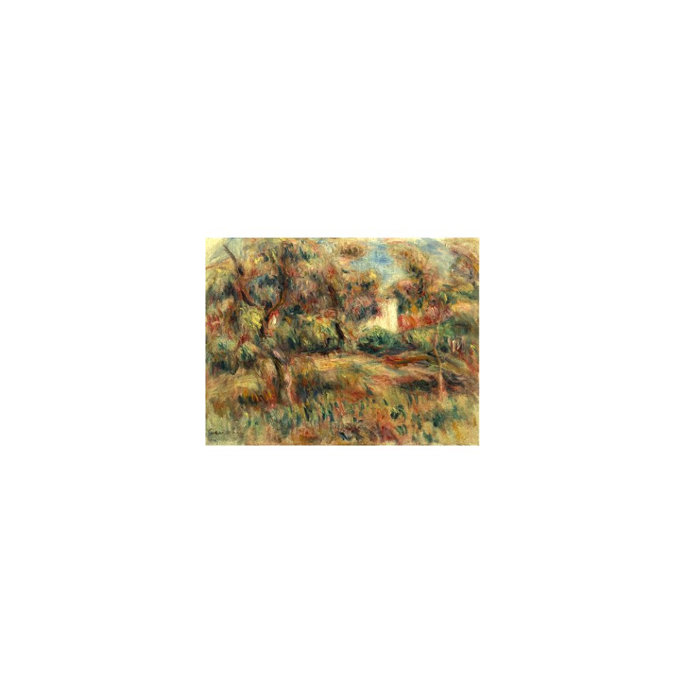 Renoir - PAYSAGE A LA CABANE