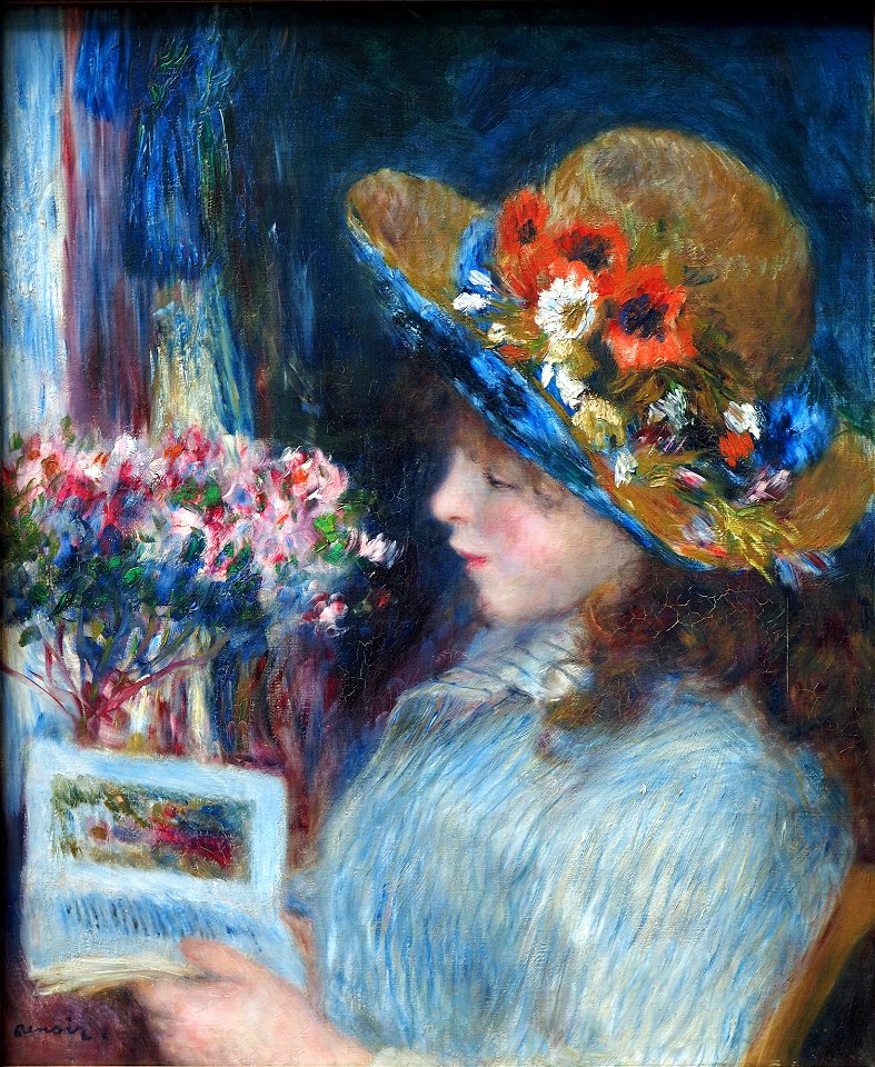 Renoir Lesendes Mädchen@Städel Museum Frankfurt20170818