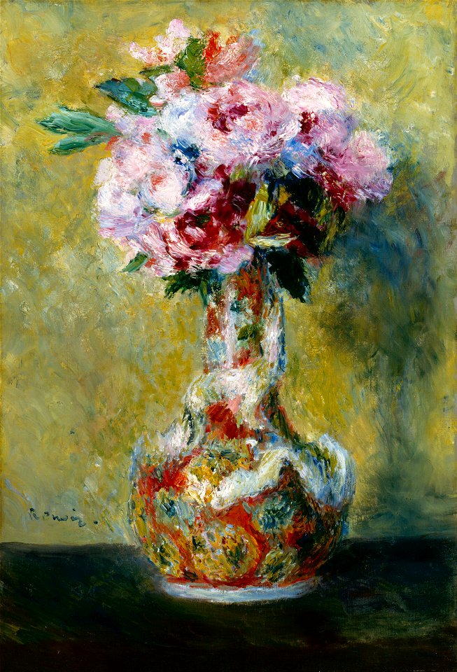 Renoir, Pierre Auguste - Bouquet in a Vase - Google Art Project