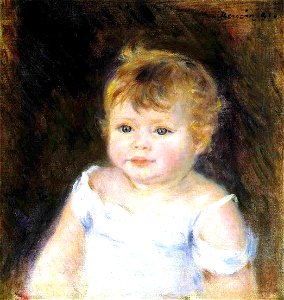 Renoir - portrait-of-an-infant-1881.jpg!PinterestLarge. Free illustration for personal and commercial use.