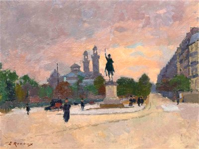 Trocadéro by Jules Ernest Renoux