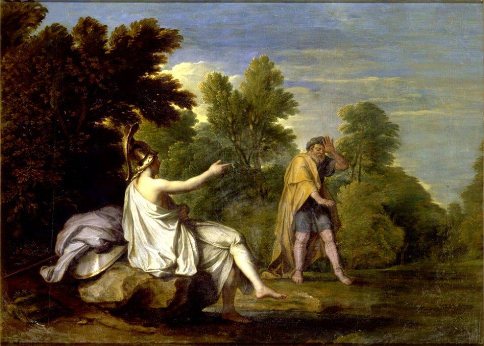 René-Antoine Houasse - Story of Minerva - Minerva and Tiresias, 1698