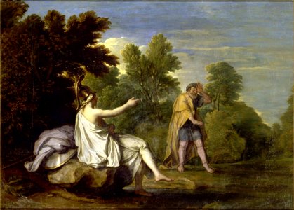 René-Antoine Houasse - Story of Minerva - Minerva and Tiresias, 1698
