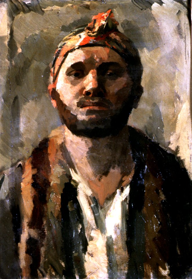 René Beeh, Portrait de l'artiste en turban