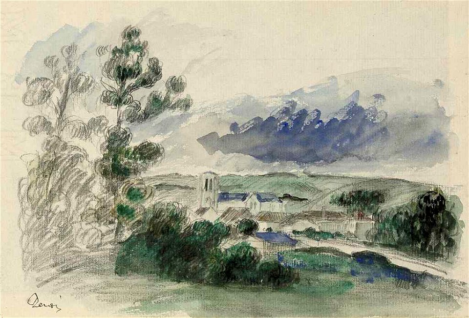 Renoir - Village, circa 1895