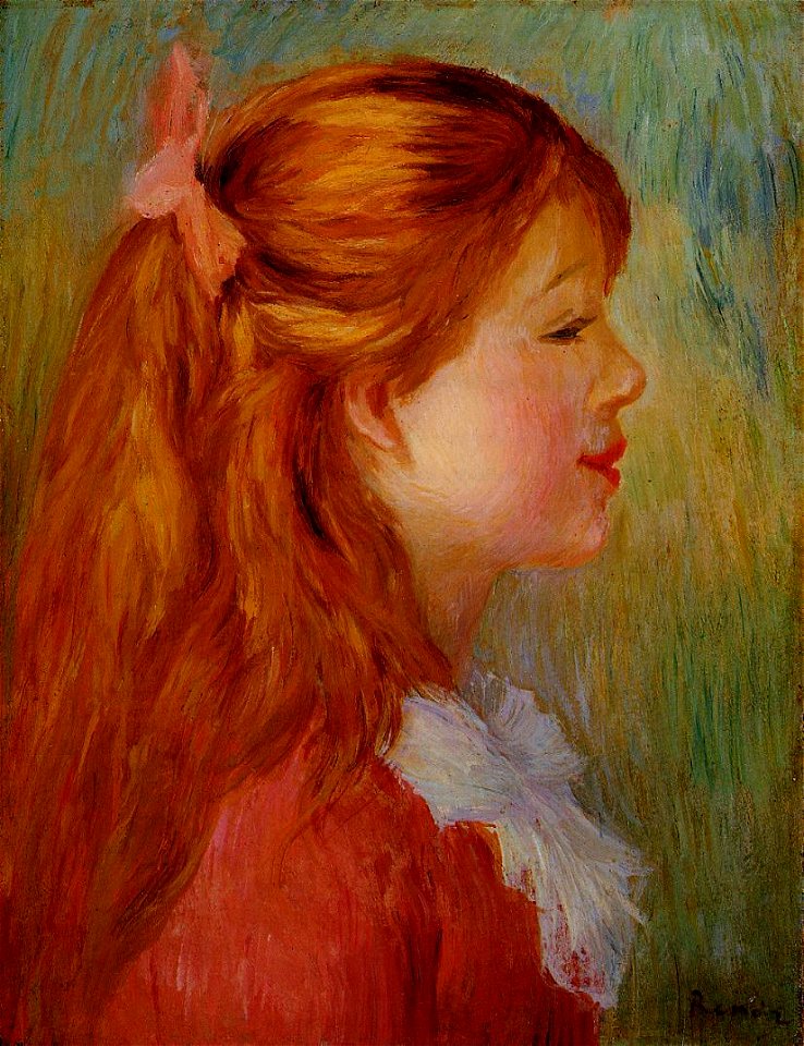 Renoir - young-girl-with-long-hair-in-profile-1890.jpg!PinterestLarge