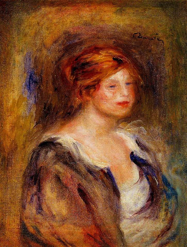 Renoir - young-girl-in-blue-head-of-a-blond-woman-1909.jpg!PinterestLarge