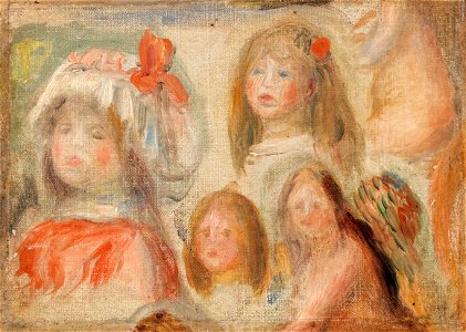 Renoir Étude de jeunes filles