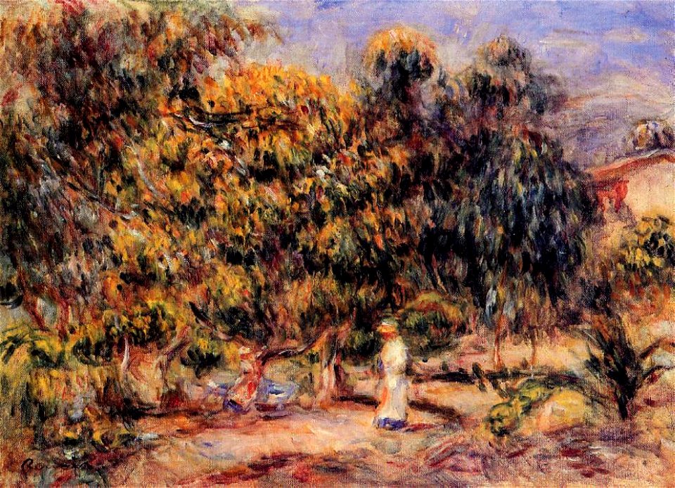 Renoir - woman-in-white-in-the-garden-at-colettes-1915.jpg!PinterestLarge